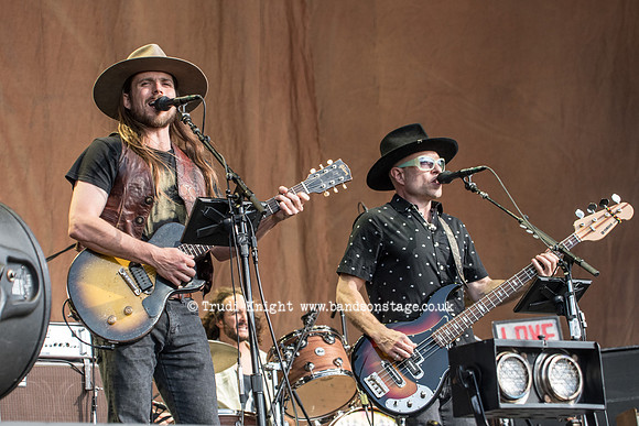 Neil Young and Promise Of The Real playing at Hyde Park