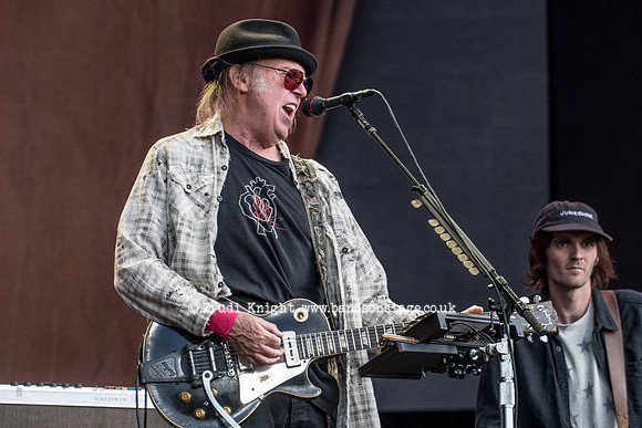 Neil Young and Promise Of The Real playing at Hyde Park
